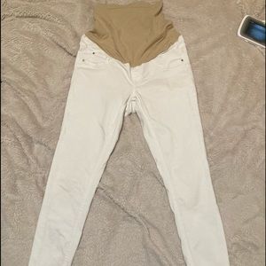 Pink blush maternity pants